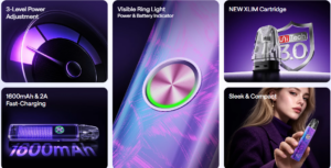 Key Feature of the OXVA Xlim 4 Pod Vape Kit