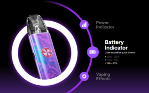 LED Indicator of the OXVA Xlim 4 Pod Vape Kit