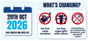 What is changing on the 29th October? Vaping Discount Regulations Summarised