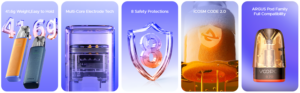 Voopoo Argus Z3 Pod Vape Kit Specifications