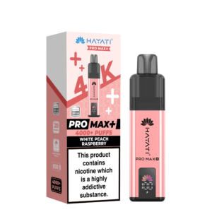 White Peach Raspberry - Hayati Pro Max 4K Pod Vape Kit